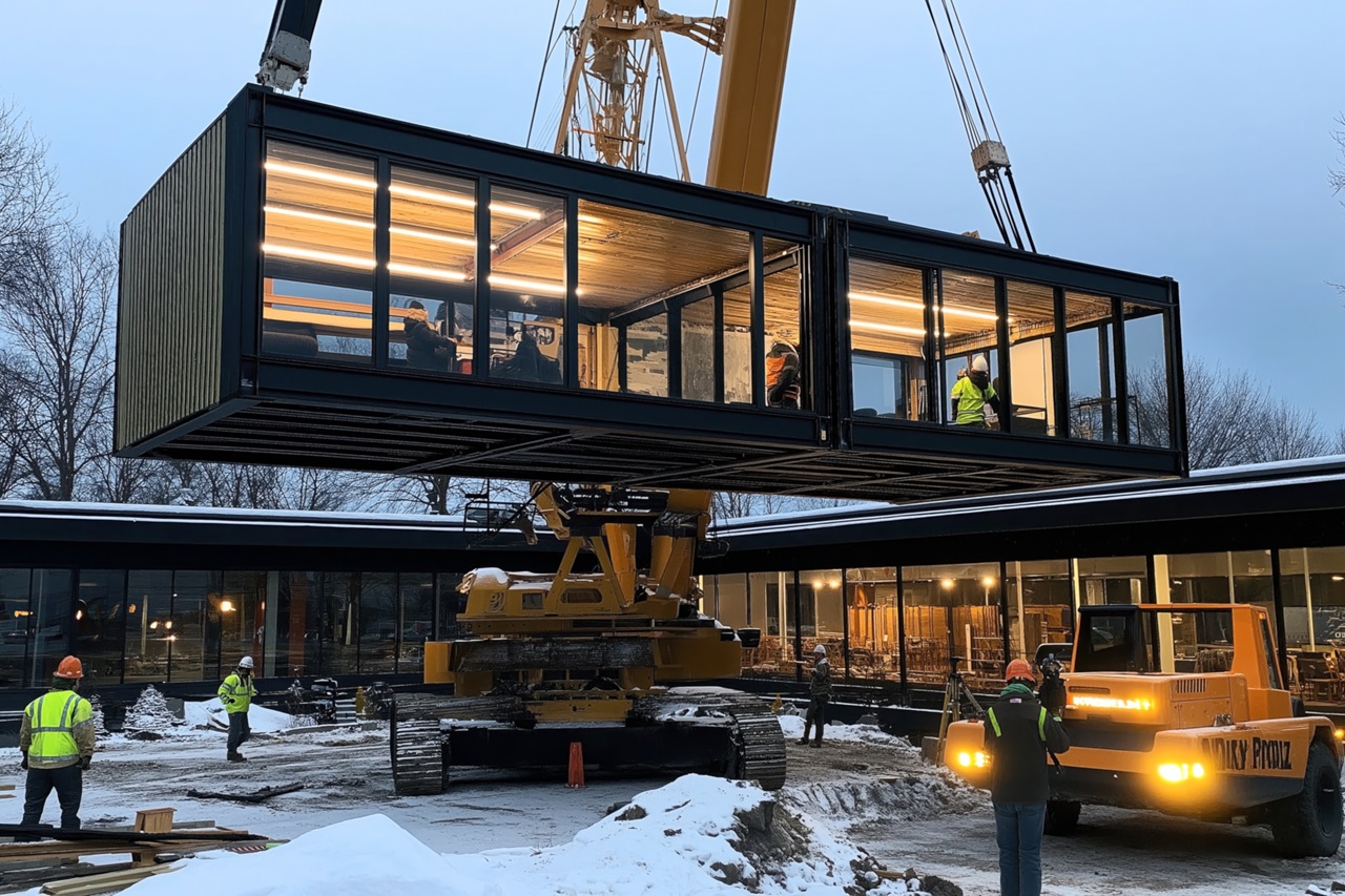 Jak przystosować kontener handlowy do warunków zimowych?