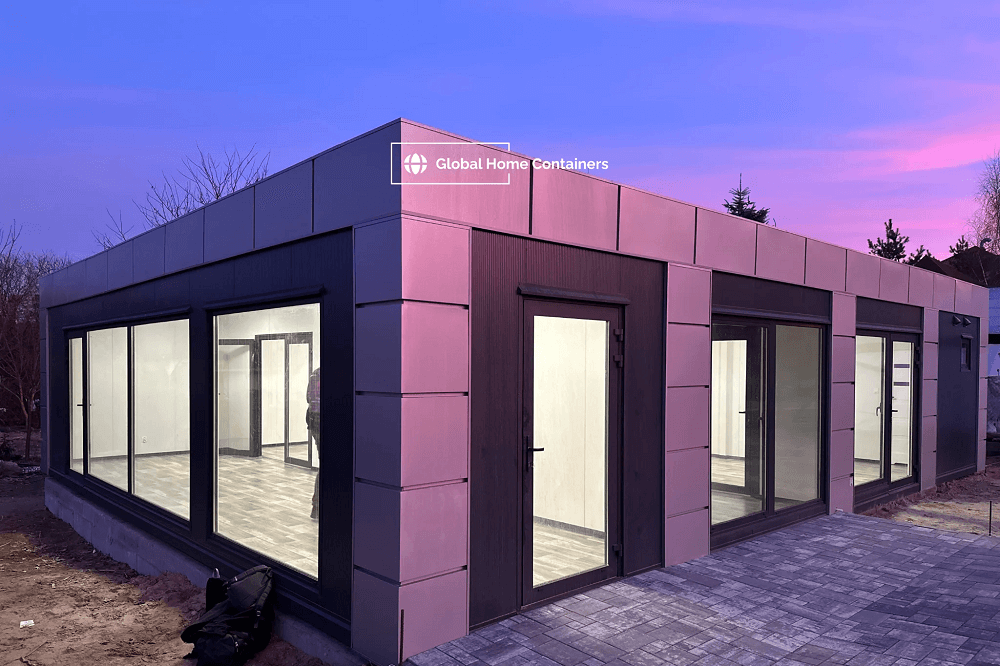 Wohnpavillons aus Containern: Design und Funktionalität in einem